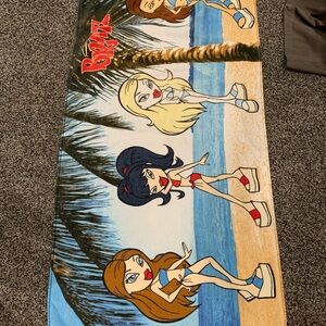 Bratz Beach Towel with Cartoon Characters